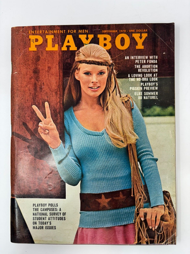 Playboy Magazine September 1970 • Playmate Debbie Ellison • Elke Nude B | eBay