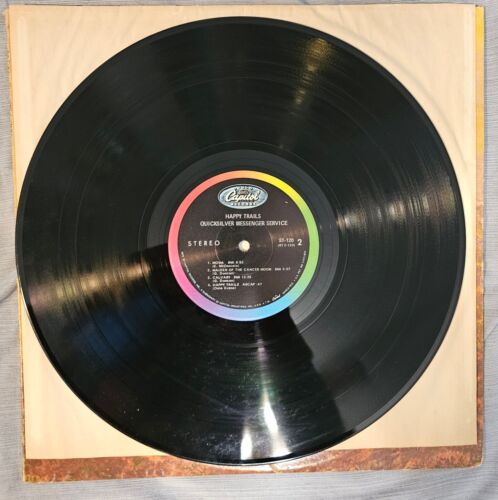 Quicksilver Messenger Service Happy Trails LP Capitol 1st US Pressing 1969 Scr - Picture 2 of 7