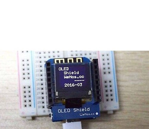 OLED Shield V1.1.0 for WeMos D1 mini 0.66" inch 64X48 IIC I2C US - Photo 4/6