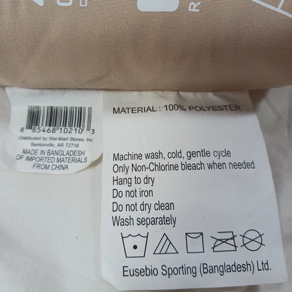 Saco de dormir Ozark Trail rectangular forro sábana beige camping 78x33,5" NUEVO Foto 4 de 4