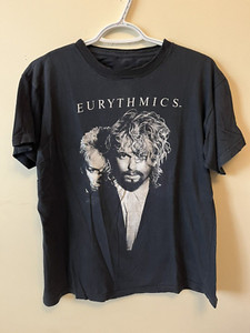 Sting & Annie Lennox Tシャツ 2001年製 M 黒 Sting & Annie Lennox Tシャツ 2001年製 M 黒