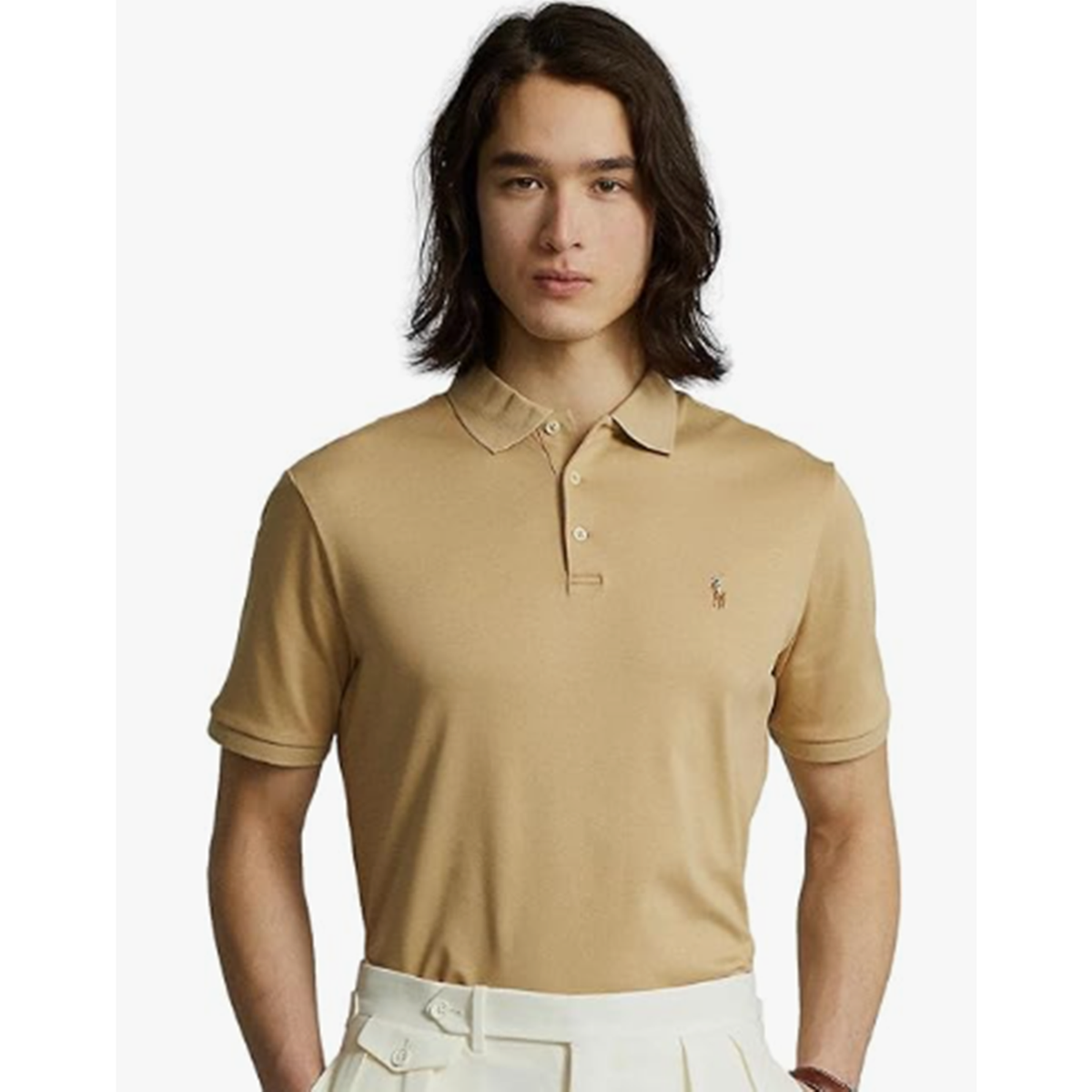 Polo Ralph Lauren Mens Medium Fit Interlock Pony Shirt