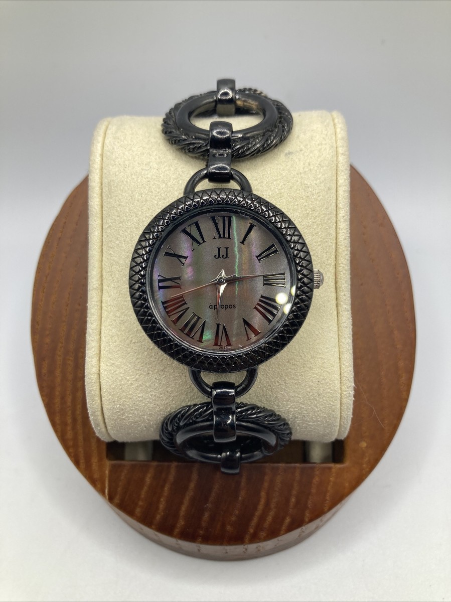 JJ Apropos Watch Apropos JJ by Jules Jurgensen Crystal Bezel Rubber Bracelet  main image 3