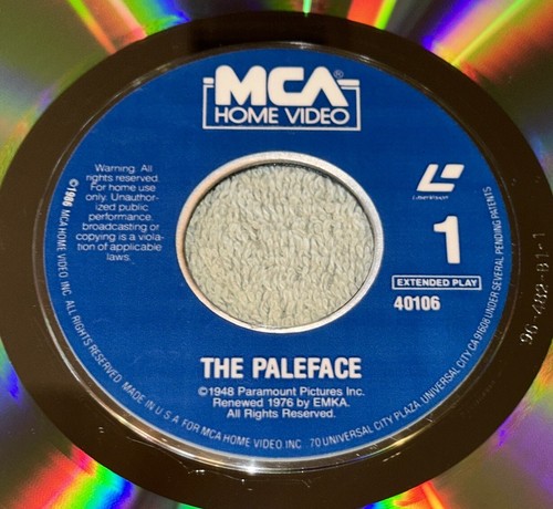 The Paleface Encore  Edition Laserdisc - Bob Hope & Jane Russell - Picture 4 of 7