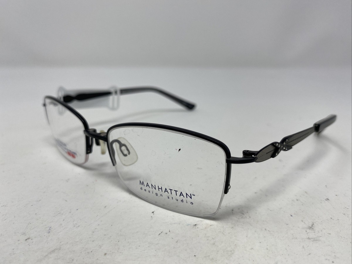 Manhattan Eyeglasses Eye Glasses Frames MDX S3252 90 51-16-135 Amazon.com: Jones New York J469 Eyeglasses Black 53-16-135  main image 3