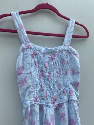 Abercrombie kids blue floral playsuit size large - Picture 3 of 7
