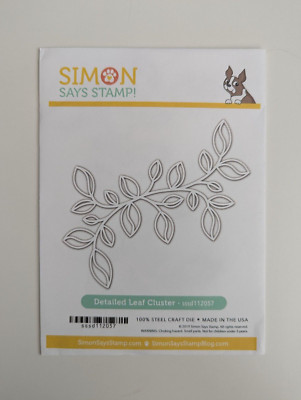 Simon Says Stamp! Stanzform Detailed Leaf Cluster - unbenutzt