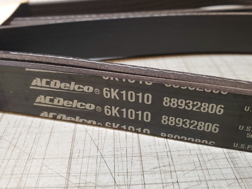 Genuino GM Serpentine Belt ACDelco 88932806 FABRICANTE DE EQUIPOS ORIGINALES 6K1010 NUEVO - Imagen 3 de 3
