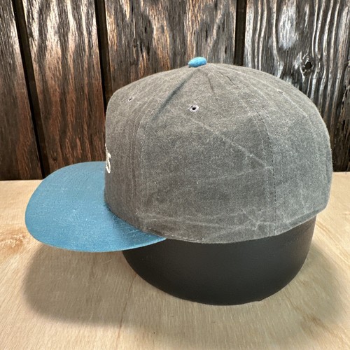 Vintage Siemens Tech Computers Hat Snapback Cap 90s Gray Teal Turquoise - 第 3/11 張圖片