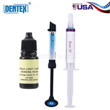 Dental curado por luz resina compuesta A2/unión adhesiva Bond/Acid Etching Gel