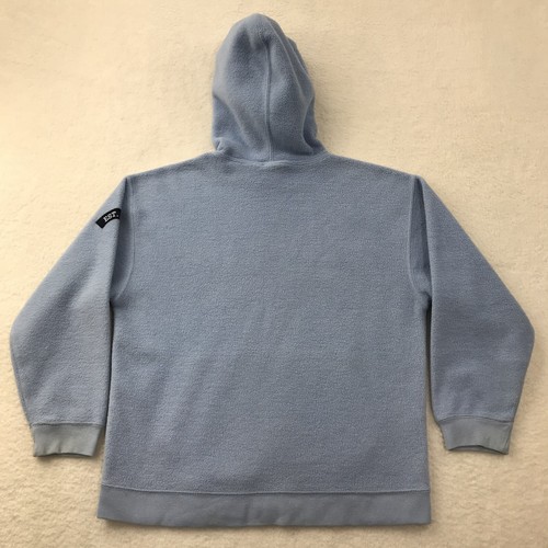 Vintage Y2K Gap Fleece Hoodie Sweatshirt Boys Large 10 Blue Pullover Skate Kids - Picture 8 of 9