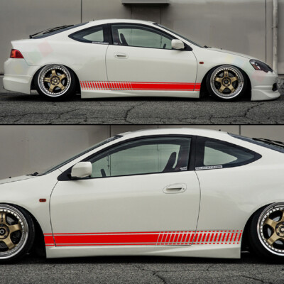 Aufkleber Sticker Streifen Kit für Honda Accord Type R Integra Body DC5 Spoiler Lippe