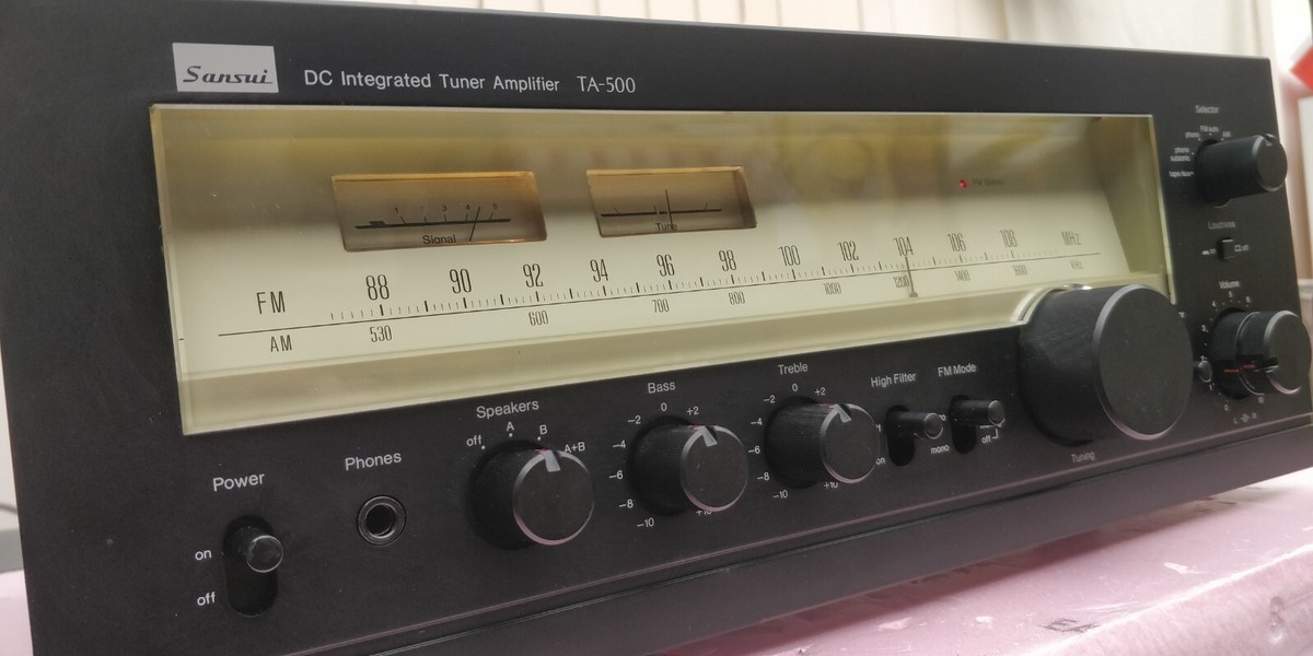 Sansui TA-500 DC Integrated Stereo Receiver (1979-80) | eBay
