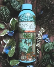 Wizarding Trunk Diagon Magical Alley Herbology Supplies Water Bottle metal NIB