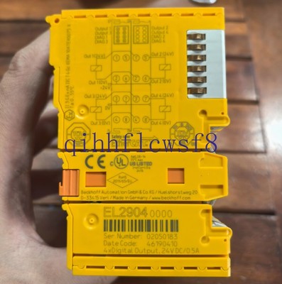 1 PCS BECKHOFF safety module EL2904 Tested