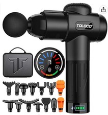 TOLOCO Massage Gun, Upgrade Percussion Muscle Massage Gun for Athletes, Handheld