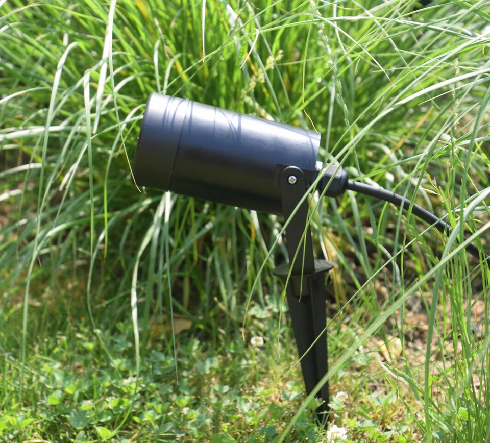 Gartenstrahler GU10 + Spieß IP44 Außen Strahler Garten Leuchte Lampe Licht 230V - Bild 4 von 4