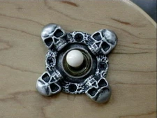 SKULL TOGGLE SWITCH COVER FITS EPIPHONE LES PAUL guitar 3-way selector plate