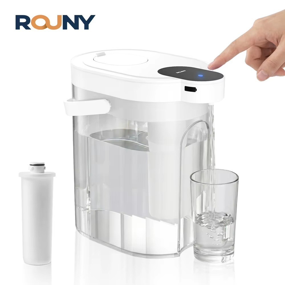 ROUNY 4L Water Filter Water Dispenser with Touch Switch for Kitchen