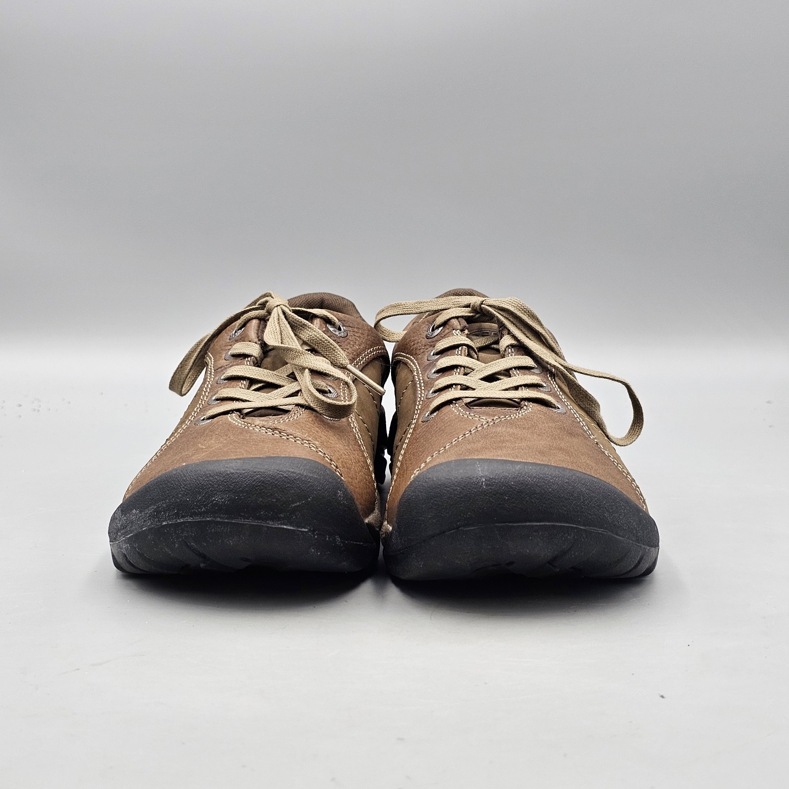 Scarpe Oxford Keen da donna taglia 9 Presidio in pelle marrone metatomiche comode usate in ottime condizioni