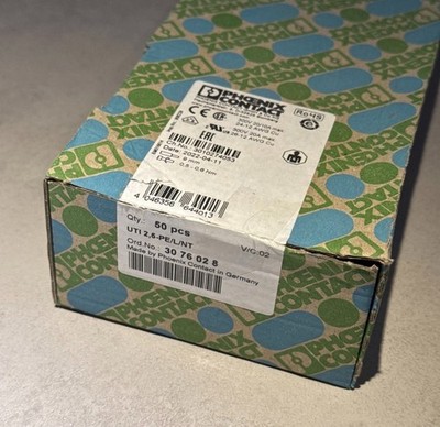 50 Stk. UTI 2,5 PE/L/NT, 3076028, Phönix Contact, NEU und orig. verpackt