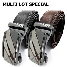 Genuine Leather Mens Ratchet Belt Belts For M...