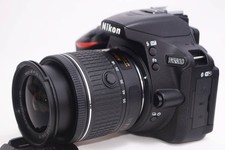 Nikon D5600 DSLR Camera Kit with Wi-Fi & Selfie Mode Used