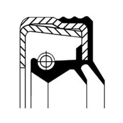 Wellendichtring, Differential CORTECO 12025517B