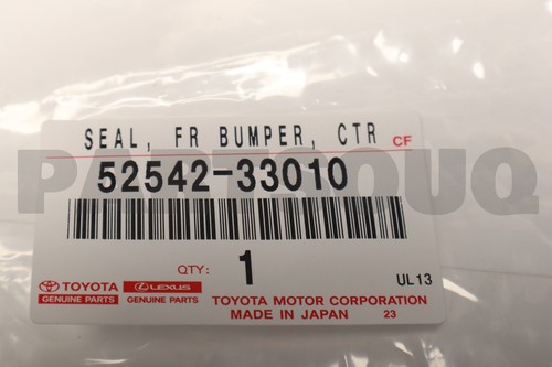 5254233010 Genuine Toyota SEAL FR BUMPER CTR 52542-33010 | eBay