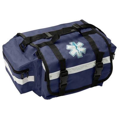NOVAMEDIC Professional Empty Blue First Responder Bag, 17'' x 9'' x 7'',