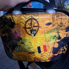 Heys - Milano Carry-On Hard Shell Make up Travel Case Small - Travel Theme