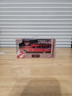 Ghostbusters Ecto-1 Cadillac Ambulance TRANSFORMERS Mash-up 1959 JADA 5'', 1:32