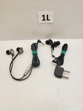 Earphones 3.5mm In-Ear Headphones - Black-silver