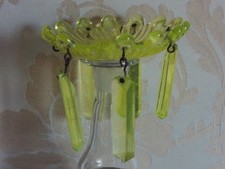 Rare ancienne bobèche en ouraline