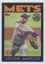 2021 Topps 1986 Topps Baseball 35th Anniversary Blue Jacob deGrom #86B-62 0h29