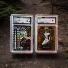 Panini Tom Brady 2021 Mosaic Touchdown Masters TM-12 & Prizm Lazer #294 CGC