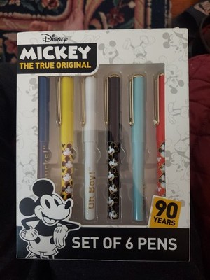 Disney Mickey The True Original 90 Years Set Of 6 Pens Special Edition