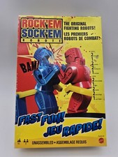 Mattel Rock 'Em Sock 'Em Robots Fast Fun Game - Open Box