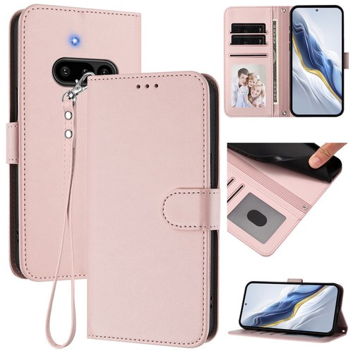 Strap Luxury Color Leather Wallet Phone Case For Nothing Phone 1 2A 2 Pro 3A Pro - Picture 50 of 56