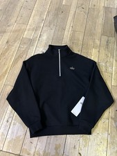 Size L - Alo Yoga Accolade 1/4 Zip Pullover Black