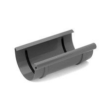 Graphite Gutter Connector System 100 - Leak-Proof Rain Gutter Joint