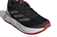 Unisex Kids Size 2 Adidas Duramo SL K Black/Red Sneaker IG2483