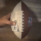 New Wilson The Duke NFL Football Brown/White Composite Leather WTF1192BRS — photo 5