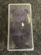 Princess Diana Teddy Bear -Ty Beanie Babies- Rare Retired With Tags 1997