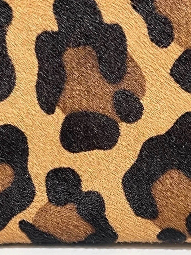 Rebecca Minkoff Black/ bronw Animal Print Zip Around Wallet - Image 4 of 4