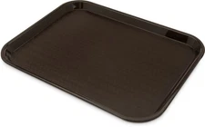 Plastic Fast Food Tray 14x18 Chocolate for Cafes Restaurants