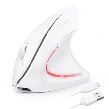 Ergonomic Mouse Wireless Rechargeable Mouse Wireless Silent for Carpal Tunnel...
