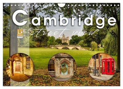 Cambridge street view (Wandkalender 2027 DIN A4 quer), CALVENDO Monatskalender