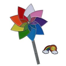 Geoswag C&P Club August 2025 - Pinwheel Party Geocoin Number Gift