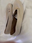 ZARA Sold Out Women's Shoes 40 9-10 , Leather Soft Ballet Flats Cream. — photo 2